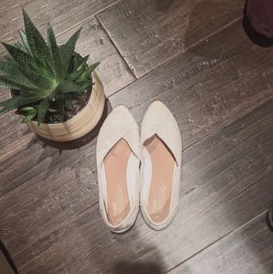 Toms Jutti Flats Cream